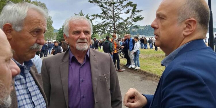 Επίσκεψη του Σταύρου Καραγκούνη στη Βόνιτσα