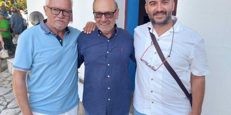 Ο υποψήφιος Δήμαρχος Ναυπακτίας Τάκης Λουκόπουλος στον Κάμπο Σίμου