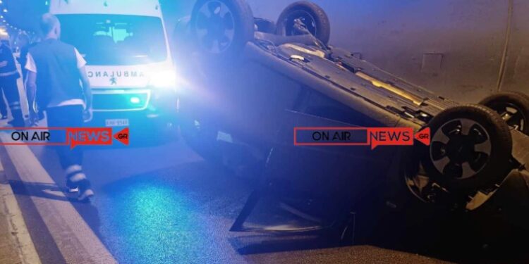 Τούμπαρε αυτοκίνητο στο τούνελ της Κλόκοβας