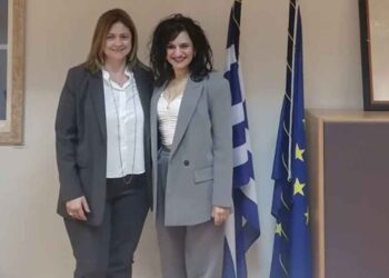 Συνάντηση της Αμαλίας Βούλγαρη με την Ζέφη Δημαδάμα για θέματα Ισότητας Φύλων και Ανθρώπινων Δικαιωμάτων