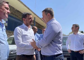 Συνάντηση του Δημάρχου Μεσολογγίου με τον υφυπουργό Προστασίας του Πολίτη