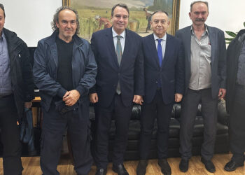 Θανάσης Παπαθανάσης: Συνάντηση με τον Υφυπουργό Αγροτικής Ανάπτυξης και Τροφίμων – «Διαρκώς στο πλευρό των κτηνοτρόφων»