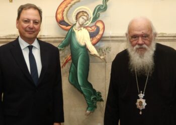 Με τον Αρχιεπίσκοπο Ιερώνυμο συναντήθηκε ο Σπήλιος Λιβανός