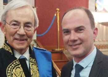 Συνάντηση του Λάμπρου Δημητρογιάννη με τον Νομπελίστα Χριστόφορο Πισσαρίδη