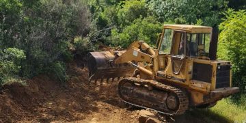 Εργασίες συντήρησης αγροτικών δρόμων στα Φραγκουλαίικα